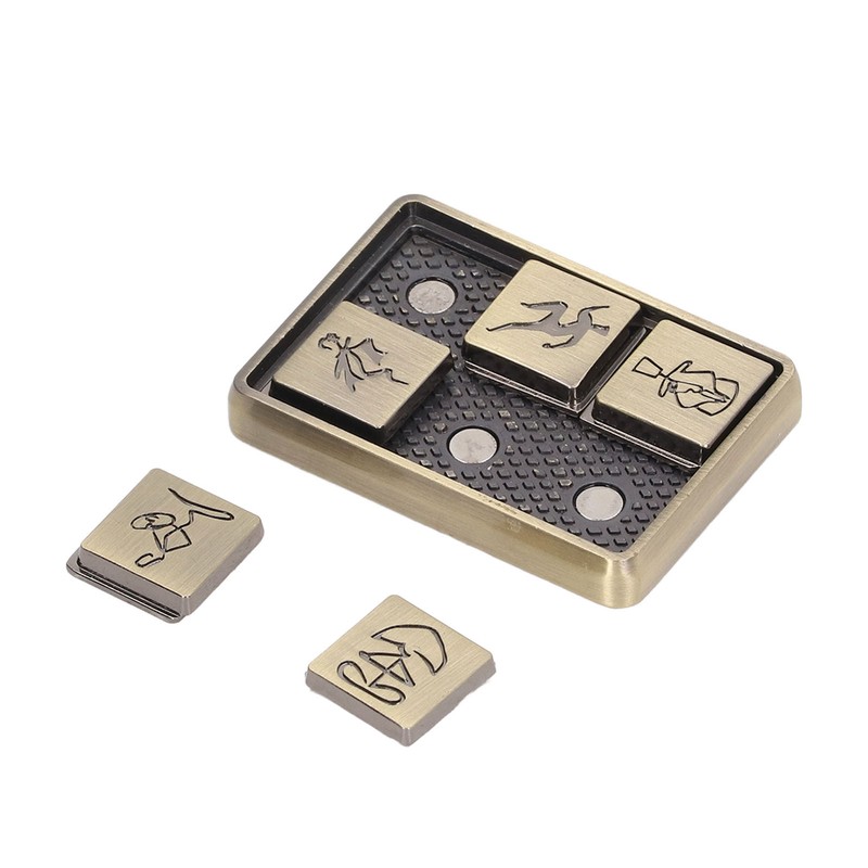 Metal Sliding Toy Special Patterns ​Relieve Stress Anxiety Fingertip Push