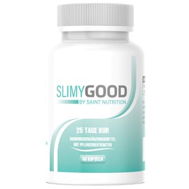 - Saint Nutrition® Slimygood Vegan Food Supplement Capsules, 25-Day Treatment for Men and Women, Extremely High Dosage, Metabolism, Fast and Natural