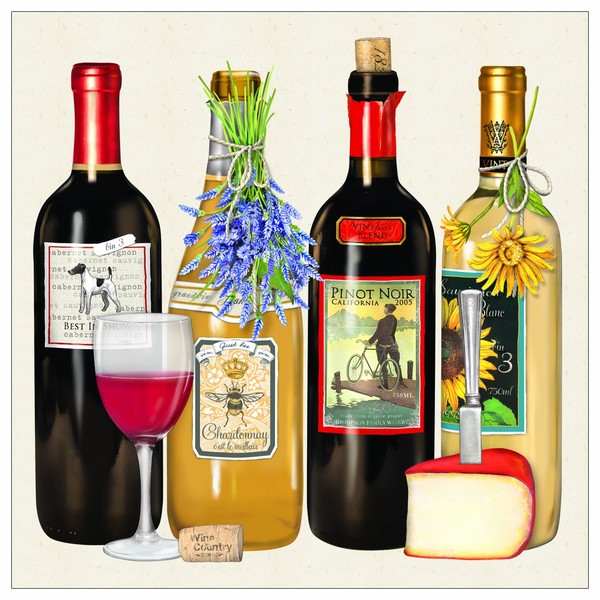 Paperproducts Design Decorative Beverage Paper Napkins – Tabletop Disposable Kitchen