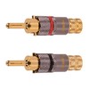 Rembus BS-119 High End Banana Plugs Gold-Plated Pack of 4
