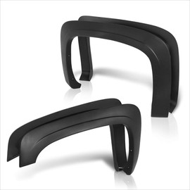 [Front+Rear] 4Pcs Factory Style Wheel Fender Flares Compatible with 07-13 Silverado 1500/07-14 Silverado 2500HD 3500HD