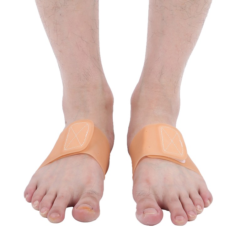 2 Pairs Arch Pad Adhesive Support Silicone Insole Elastic Flat