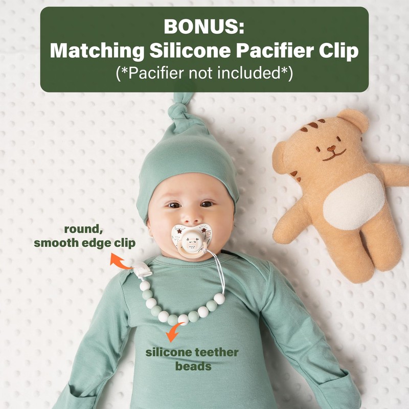 Extra Long Newborn Baby Knotted Gown, Super Soft Silky Coming