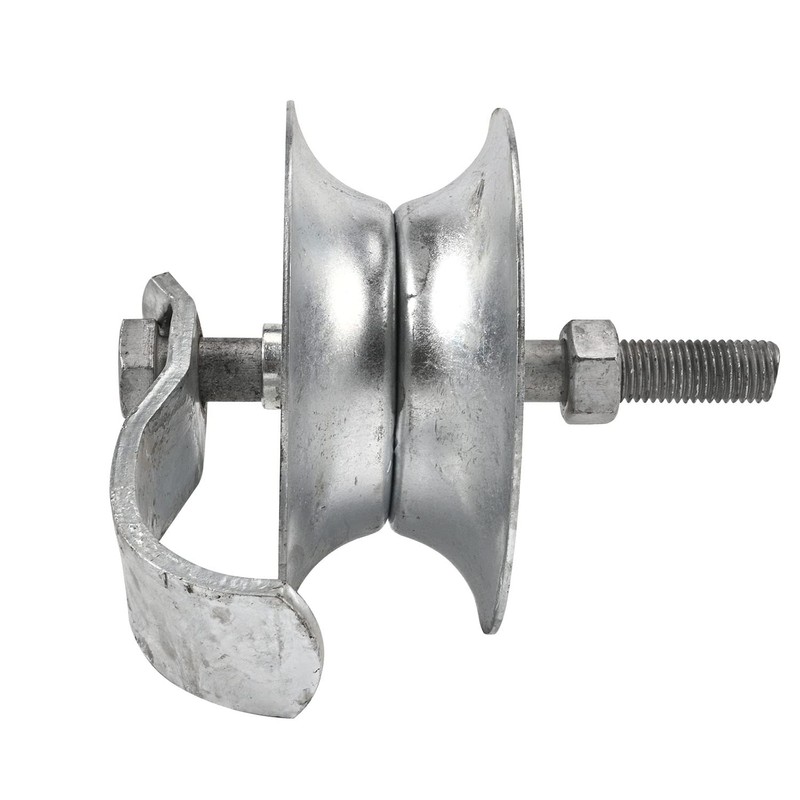 5" Steel Pipe Track Roller Galvanized for 1 5/8" Pipe