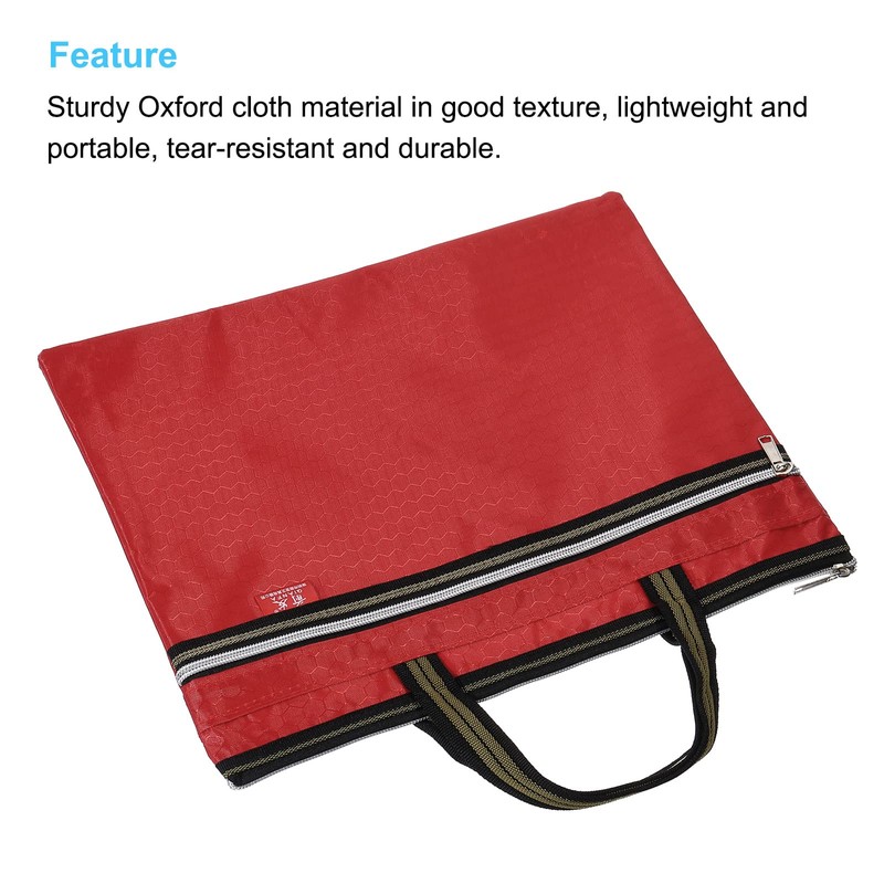 PATIKIL Waterproof Zipper File Bag, Documents Books Tools Storage Zip