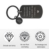 PATIKIL Drive Safe Keychain, 1 Set Letter N Keychain I