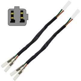 TDR 2pcs Indicator Wire Adaptor Leads Connector LED Adapter for Z1000 2003-2019 Turn Signal Indicator Connector