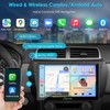 Carpuride Double Din Car Stereo with CarPlay and Android Auto
