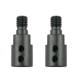 Angle Grinder Adapter, M10 Male Thread Adapter Conversion Tool Saw Blade Coupling Connecting Rod for Diamond Core Bits Polishing Wheel (14mm) 2 Pack
