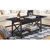 GreenForest Coffee Table with Storage, 39inch Modern Coffee Tables for