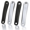 QIAMNI Bike Crank Arm Set Left 170mm Aluminum Single Speed