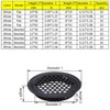 20Pcs Stainless Steel Ventilation Grille 19mm, Circular White Air Vent