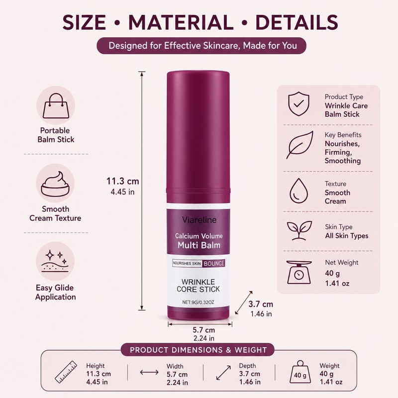Calcium Multi Balm Stick for Face & Neck – Portable