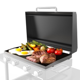 Hinged Lid for Blackstone Griddle 36 inch Griddle, Griddle Grill Hard Cover for Blackstone 1554 1836 1825 1866 2149 1984 2151 1863 2122, Flat Top Lid for Blackstone 36" Lids