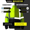 FONIRRA Hi Vis Safety Rain Jacket for Men,Class 3 High