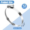 YFLeomry 12 Stück Schlauchschelle Edelstahl 50-70mm，Hochwertige Schlauchschellen Set aus Rostfreiem
