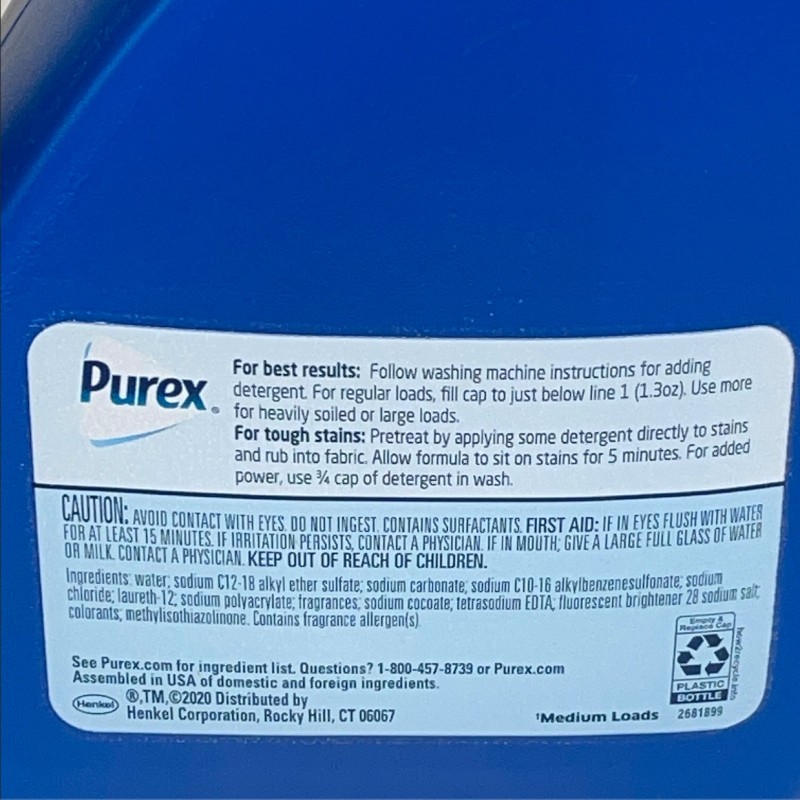 Purex Liquid Laundry Detergent After the Rain 50 Ounces, 38