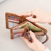 Bakurok Wallet Women Small Leather RFID Blocking Credit Card Wallet