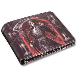Men's Gothic Grim Reaper Purse - You're Next | Fantasy Purse, Multi-Colour, multicoloured, Additional pocket