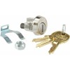 CompX C9100 Pin Tumbler Mailbox Lock, Bright Nickel, Keyed Different