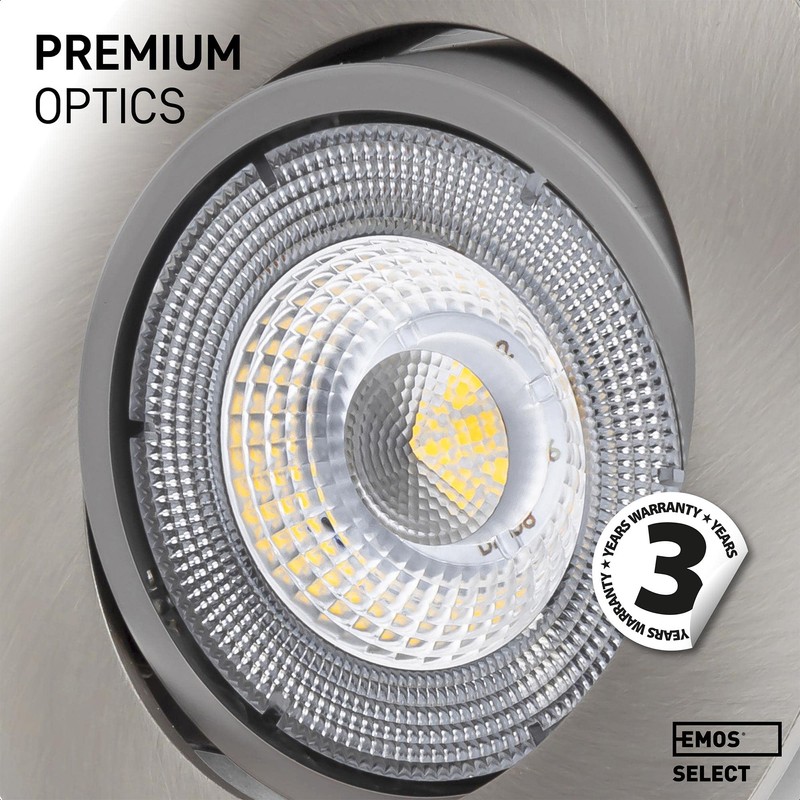 EMOS EMOS LED Einbaustrahler 230V, 5W / 450lm, 50 schwenkbar,
