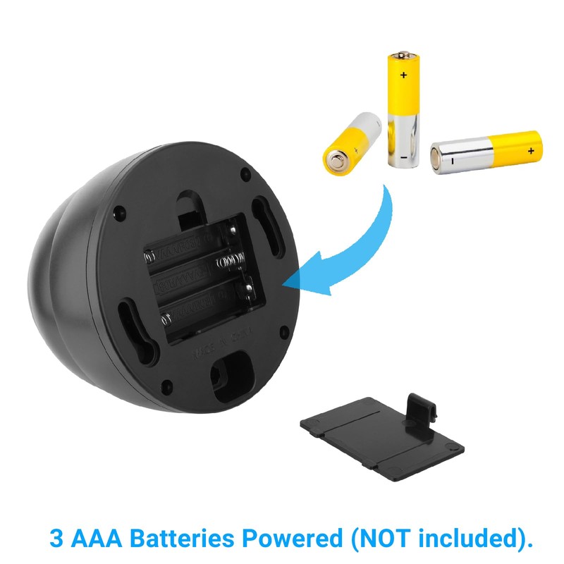 Twilight Garage Dummy Fake Security CCTV Dome Camera with Flashing