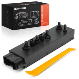 A-Premium Power Seat Switch Compatible with Acura & Honda Vehicles - MDX 2004-2009, RDX 2007-2009, TL/TSX 2004-2008, Accord 2003-2017, Civic 2014-2017, CR-V 2008-2017, Odyssey, Pilot, Ridgeline