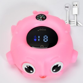 TKY Baby Bath Thermometer with Floating Toys - Digital Water & Room Temperature Monitor, Rechargeable Thermometer with Alerts for Newborn Bath Essentials, Infant Safety (TKYCD011)
