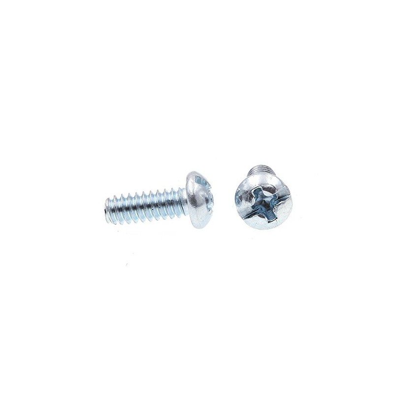 Prime-Line 9003018 Machine Screws, Round Head, Phillips/Slotted Combination Drive, #6-32