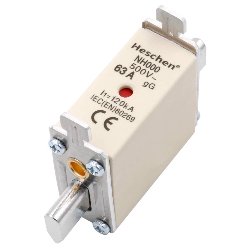 Heschen NH Fuse Link NH000 63A gG Front Indicator Combination