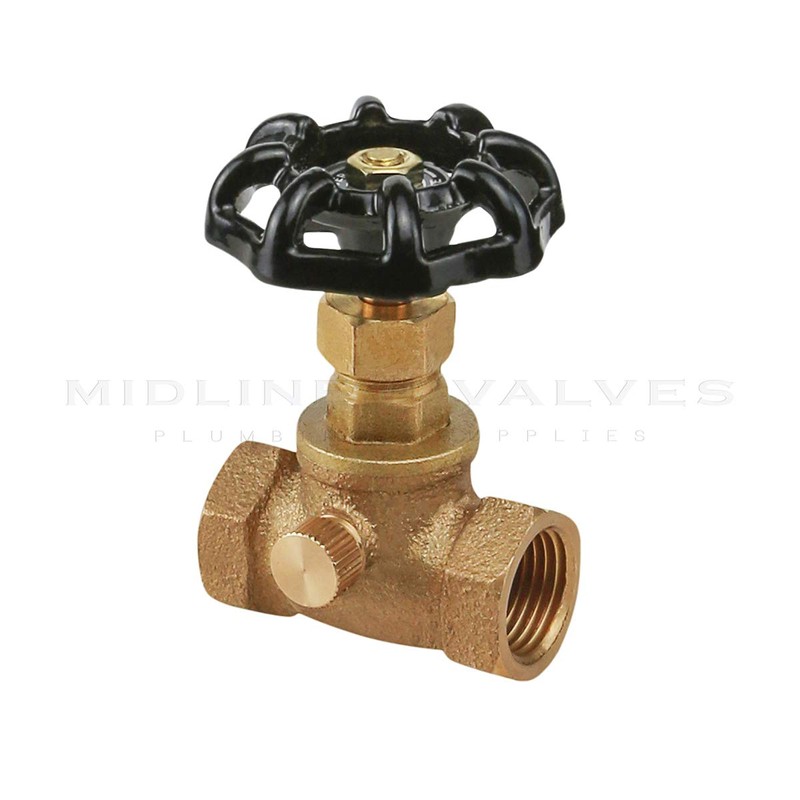 3/4 inch No Lead Cast Brass Stop And Waste Valve