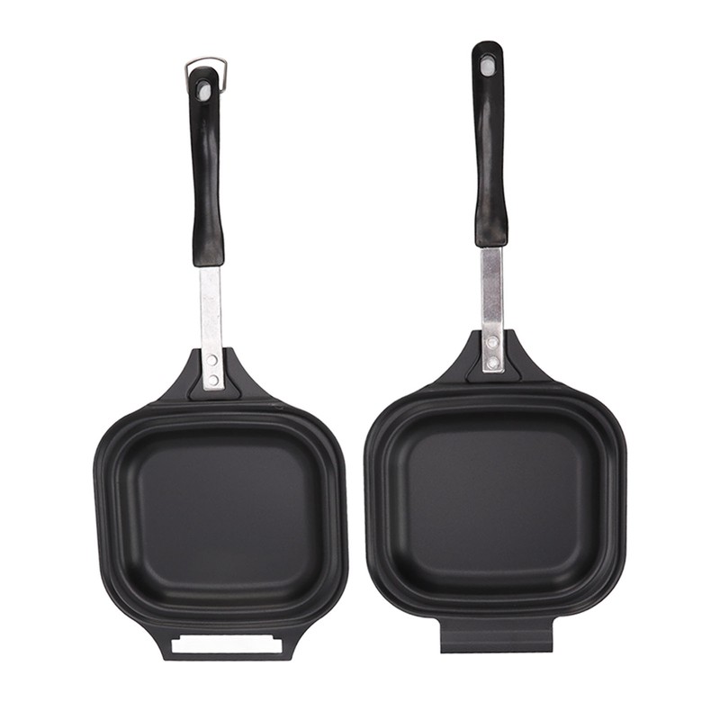 Frying Pan Even Heating Easy Cleaning Double Sided Iron Pancake