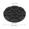 QWORK® Set of 4 Rubber Plates Rubber Pad Diameter 120