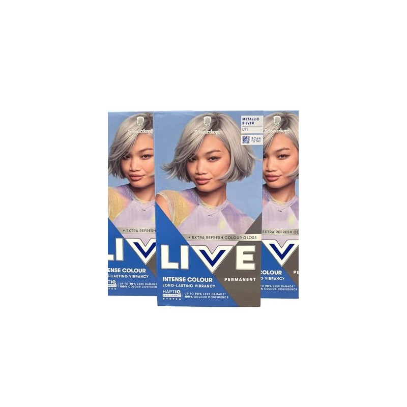 Schwarzkopf Live U71 Intense Colour Pack of 3