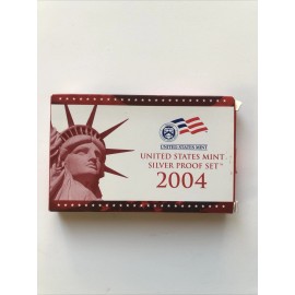 United States Mint Silver Proof Set 2004 State Quarters
