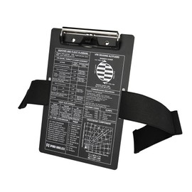 R SPIDER WIRELESS Pilot Aluminum VFR Kneeboard, with Metal Clip and Pen Holder, Durable Elastic Strap, Large Size