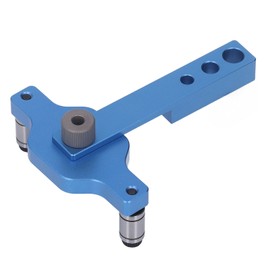 14PCS Drilling Positioner Aluminum Alloy Self Centering Doweling Jig with HSS Drill Bits for Woodworking