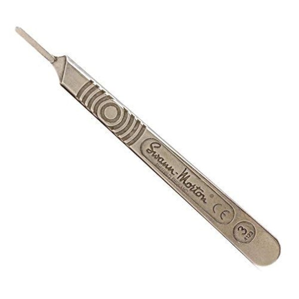 Swann Morton Scalpel Handle No. 3 - Stainless Steel, Fits