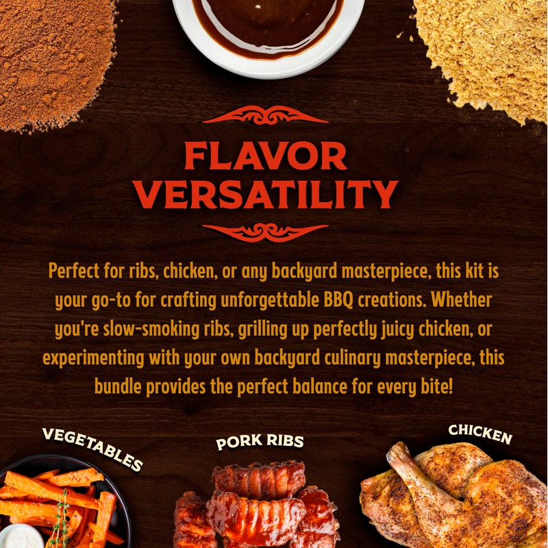 Spice & Sauce Celebration Set: Cuckoo Racha, Granny's BBQ Sauce
