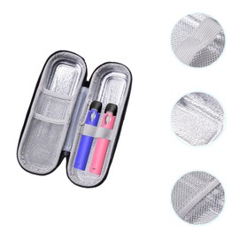 VOVCIG Vape Bag, Bag for Vape Pen, Odour Proof Bag, Odourproof Tin with Gift Box, Insulated Aluminium Foil, Shock Protection Integrated Mesh (Bag Only, Black), black, DeStijl & Moden