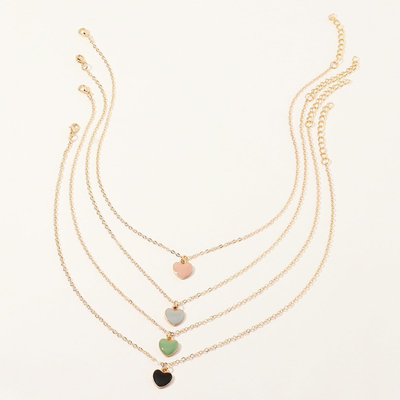 Carnelian Necklace for Women Dainty Gold Necklace Carnelian Red Heart