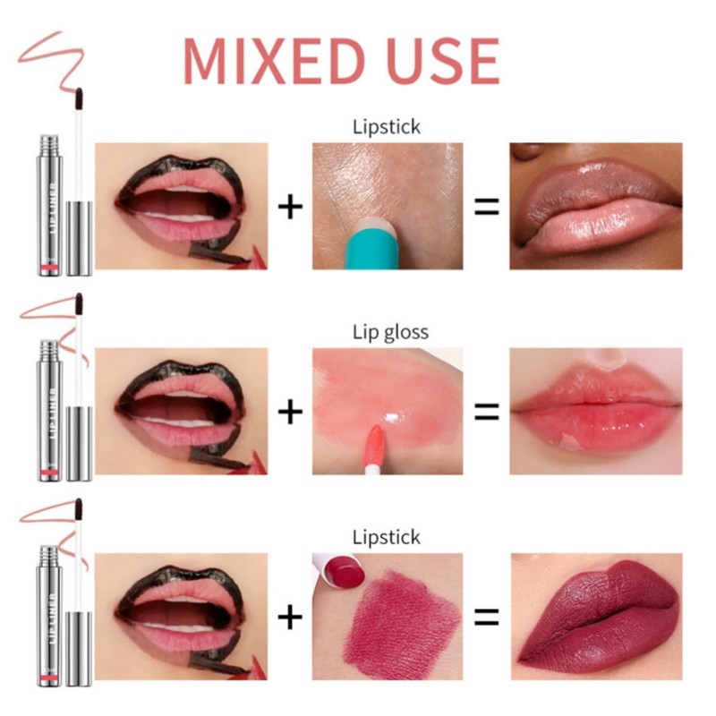 LaluluTek Peel-Off Lip Liner Stain - Rich & Anti-Smudge Formula