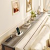 SUPERJARE 70 Inch Console Table with Outlet, Narrow Entryway Table