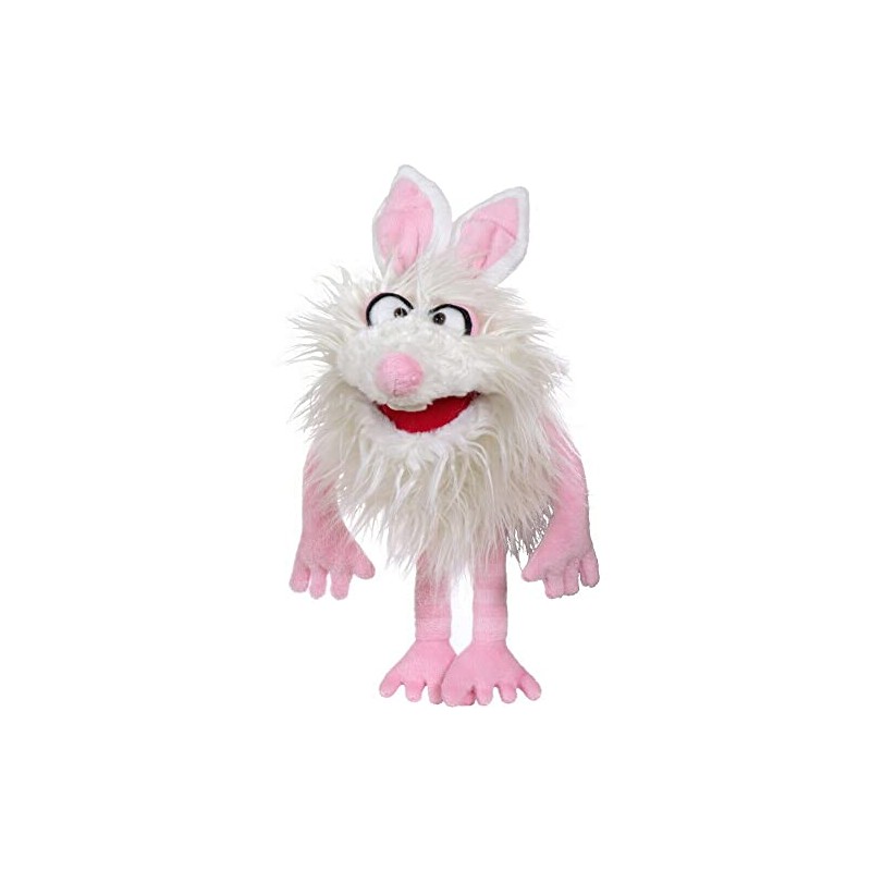 Living Puppets W803 Hand Puppets, White/Pink, 34 cm