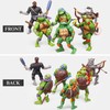 OBXAVV 4.7" Turtles Action Figures 6PCS Figure Bundle Toys Collection