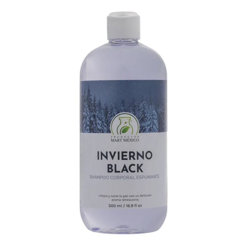 Jabón Corporal Espumante Invierno Black 500ml
