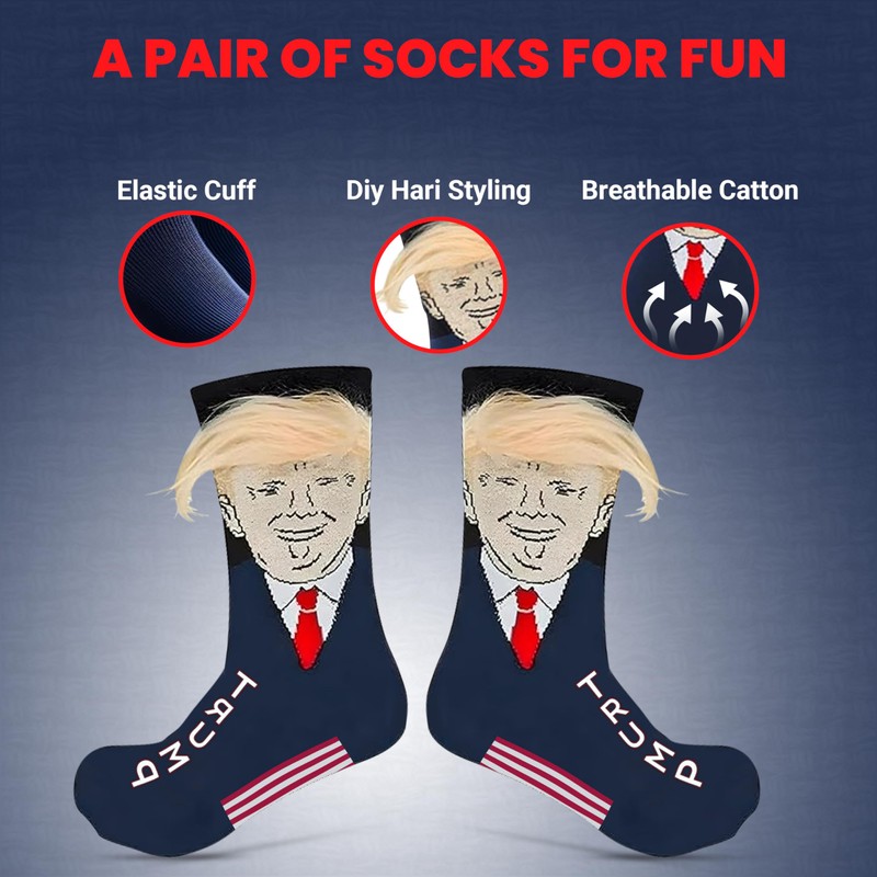 Men's funny Athletic Cushioned Crew Socks