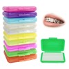 Box of 10 Braces Wax, Orthodontic Wax, for Braces Wearers