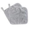 2pcs Reusable Makeup Remover Cloth Microfibre Face Cleansing Cloths,Make Up