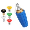 FKKWUOT Turbo Nozzle Pressure Washer Tips,4000 PSI 4.0 GPM 4.0